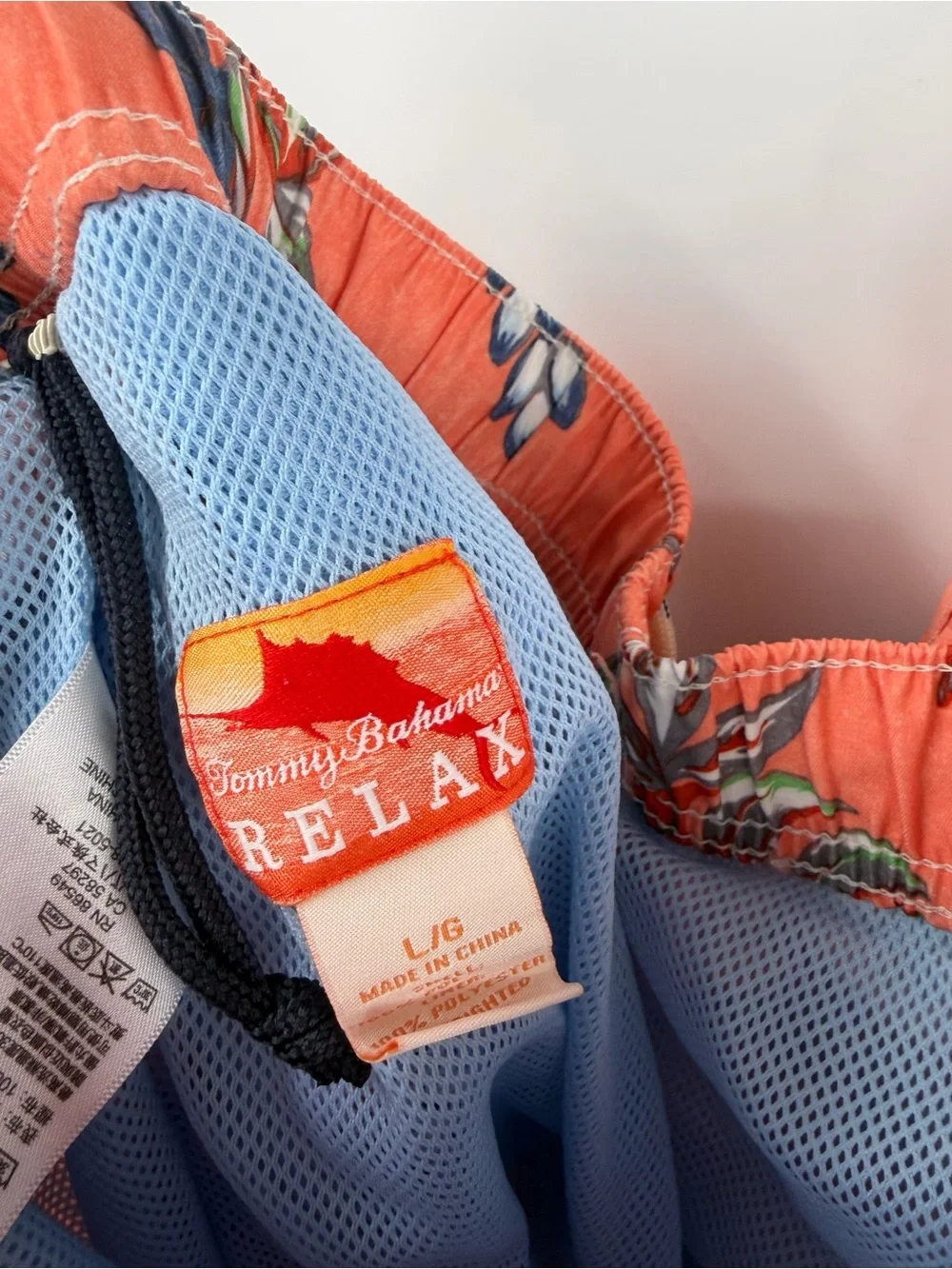 Tommy Bahama relax tropical floral swim trunks men’s L